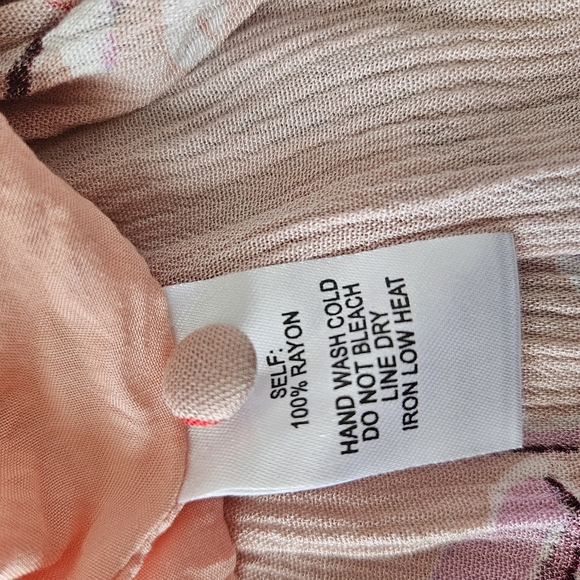 Lulus Flor-Ever Blush Pink Floral Print Skater Dress Size XS Barbiecore Mini - Picture 8 of 11